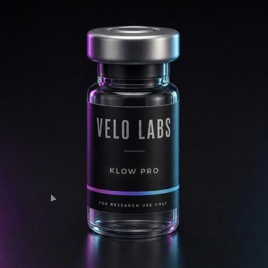 Velo Labs Klow Pro research peptide vial