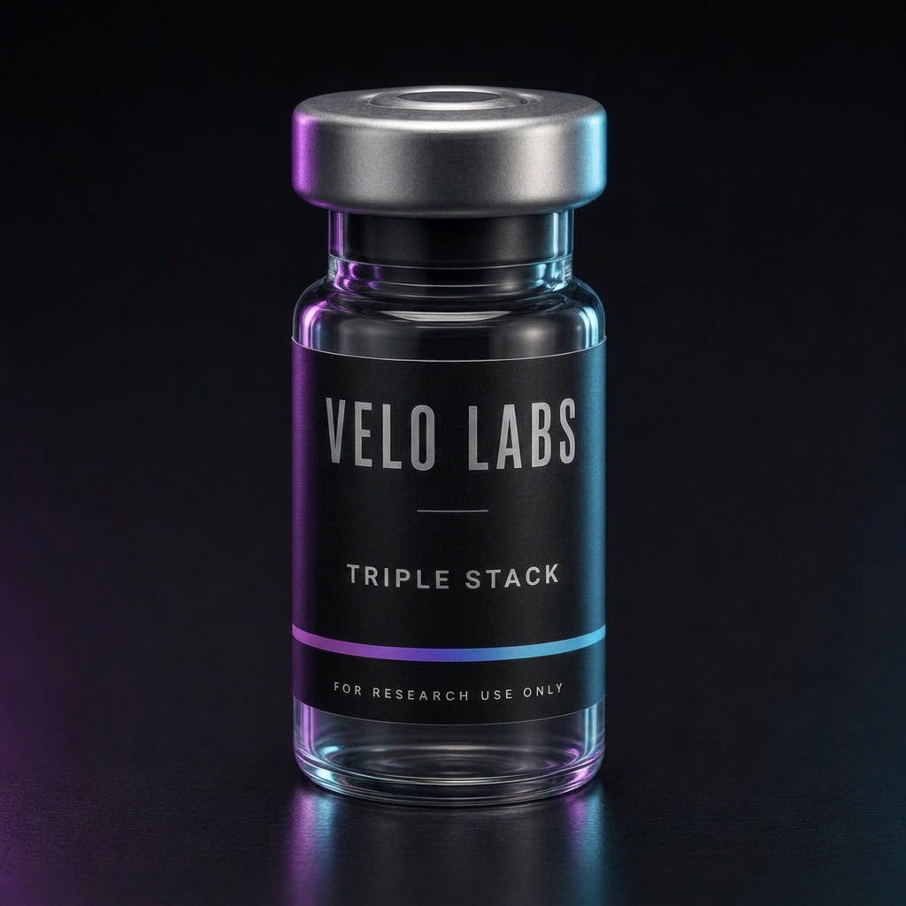 Velo Labs Triple Stack Bundle research peptide vial